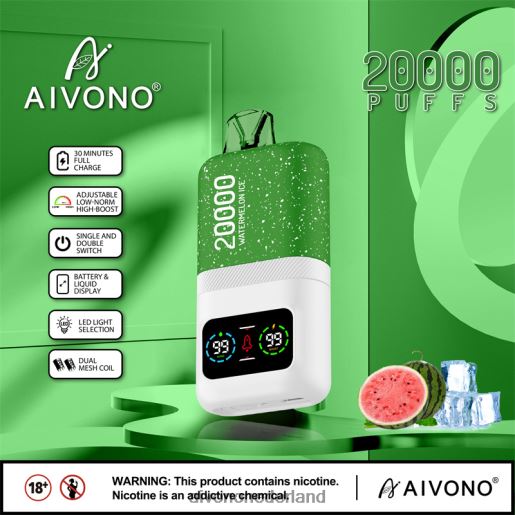 watermeloen ijs Aivono AIM magic 20000 P8J0675 | Aivono Vape Prijs